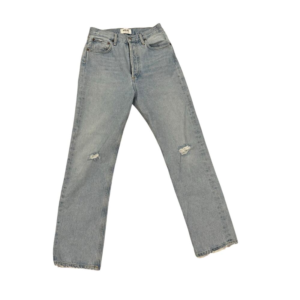 AGOLDE 90s Straight Jeans A154C-1141 Light Wash High Rise